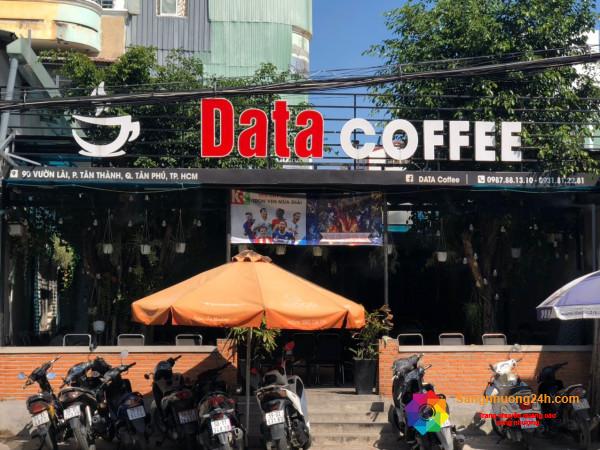 Sang nhanh quán cafe mặt tiền đường Vườn Lài, quận Tân Phú.