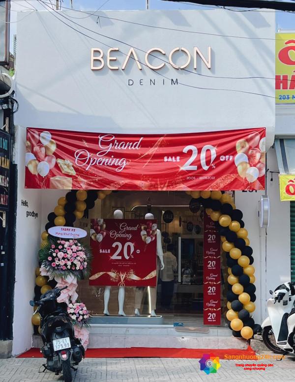 Sang Nhượng Shop Thời Trang Thương Hiệu BEACON DENIM Mặt Tiền Nguyễn Văn Khối Quận Gò Vấp.