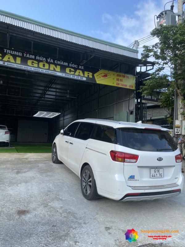 Sang tiệm rửa - sửa xe