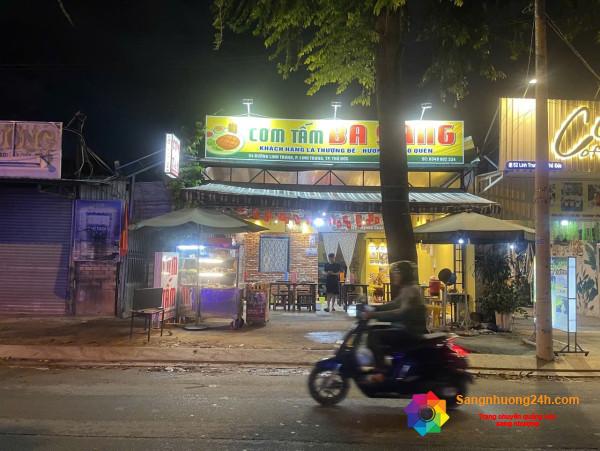 Sang Nhượng Quán Cơm Tâm Ở Linh Trung Thủ Đức