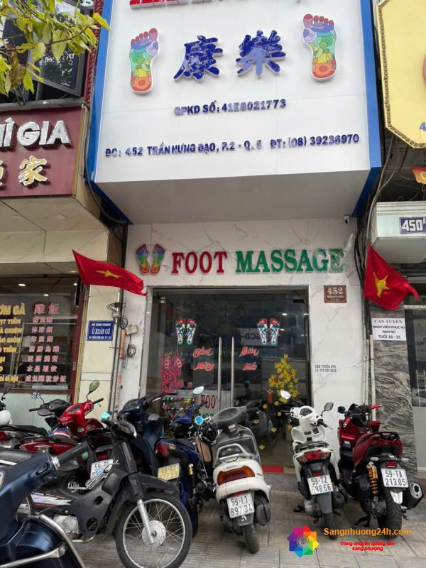 Cần Sang Nhượng Foot Massage Xông Hơi Ở Quận 5