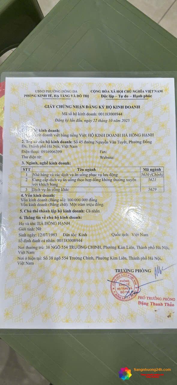 Sang quán ăn - nhậu