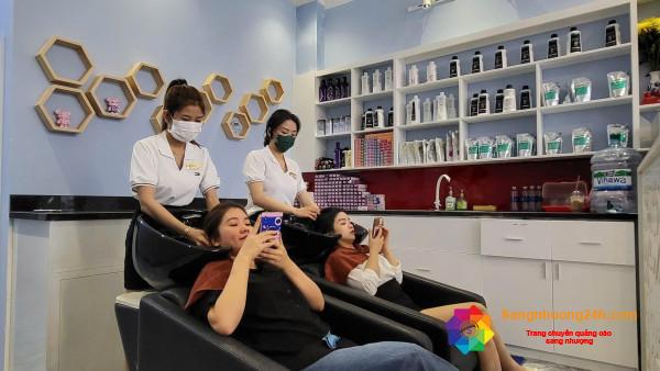Sang tiệm tóc - nail
