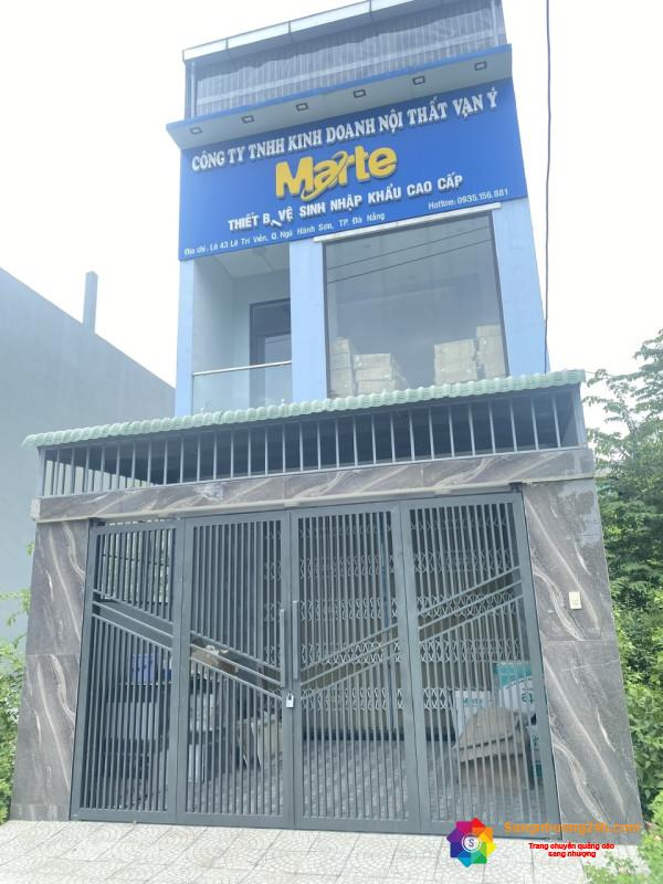 SANG NHƯỢNG SHOWROOM THIẾT BỊ VỆ SINH HOẶC CHO THUÊ LẠI MẶT BẰNG TẠI ĐÀ NẴNG