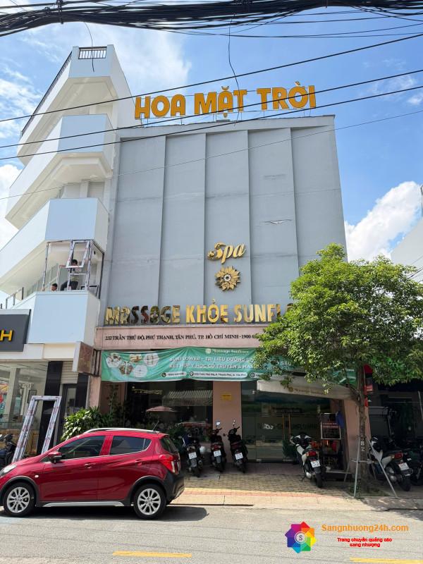 SANG NHƯỢNG SPA QUY MÔ LỚN – CƠ SỞ HOẠT ĐỘNG ỔN ĐỊNH – VỊ TRÍ ĐẸP TẠI QUẬN TÂN PHÚ 