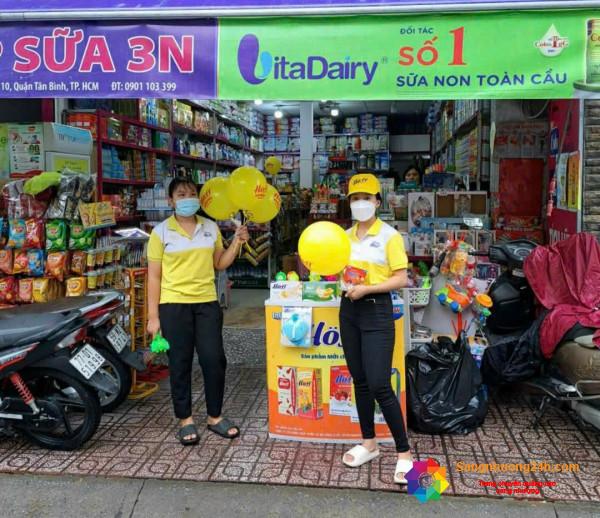 Sang tiệm tạp hóa - sữa